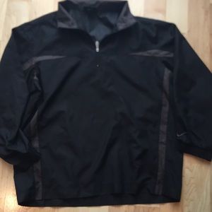 Kids Nike black windbreaker pullover jacket